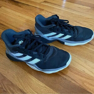 James Harden Stepback Basketball Shoes – Black & White – Big Kids Size 5.5